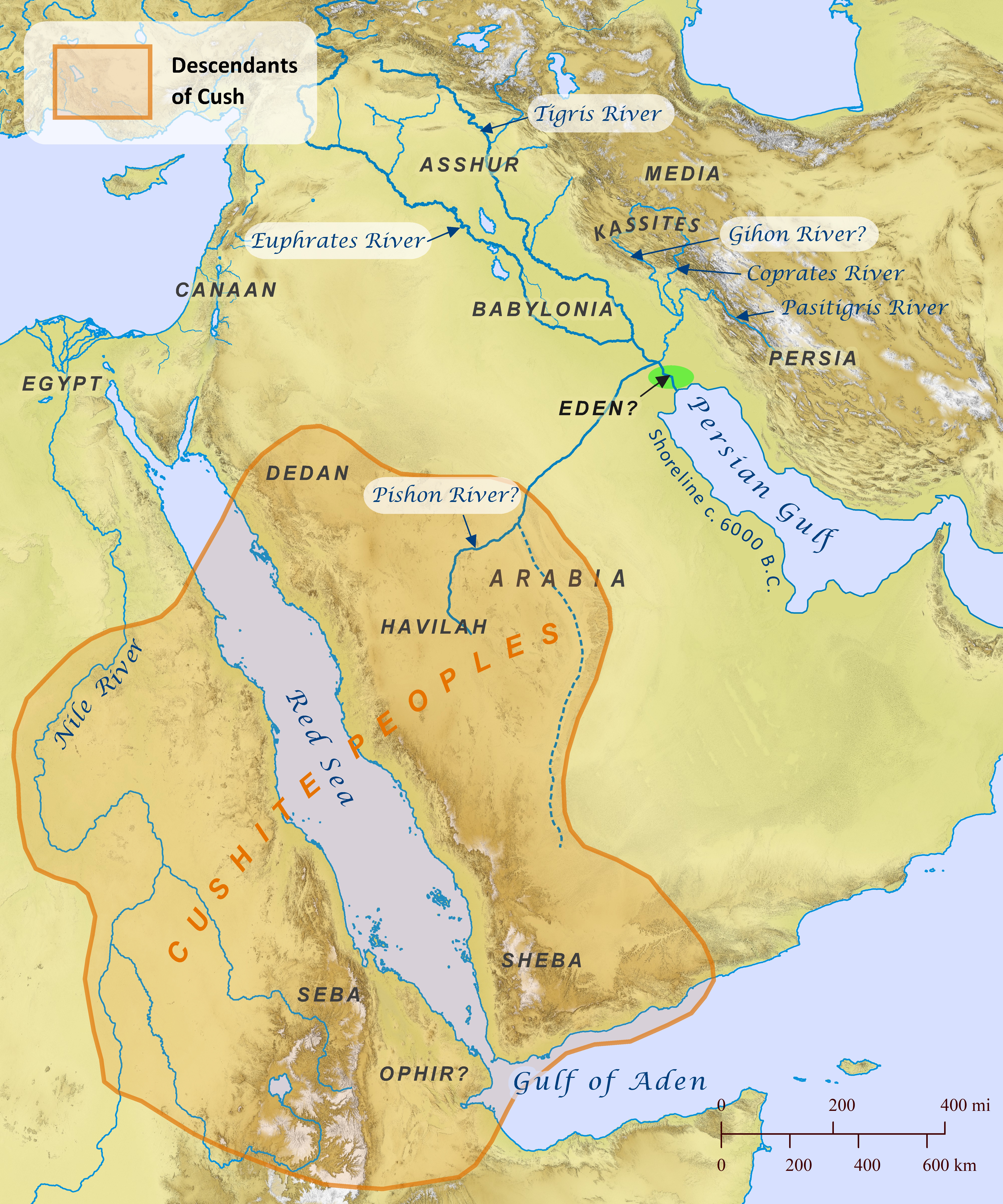 Four Rivers of Eden